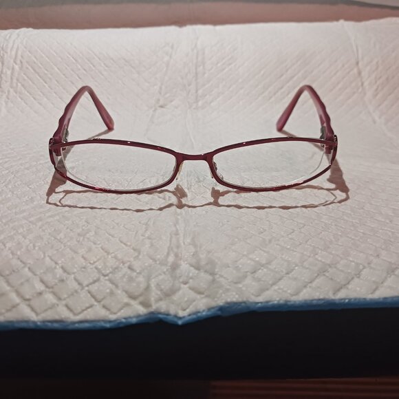 Daisy Fuentes Eva 52-16-135 Eyeglasses Frames Currant - Picture 2 of 14